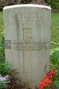 TRINCOMALEE WAR CEMETERY - FALCONER, RICHARD GRANT